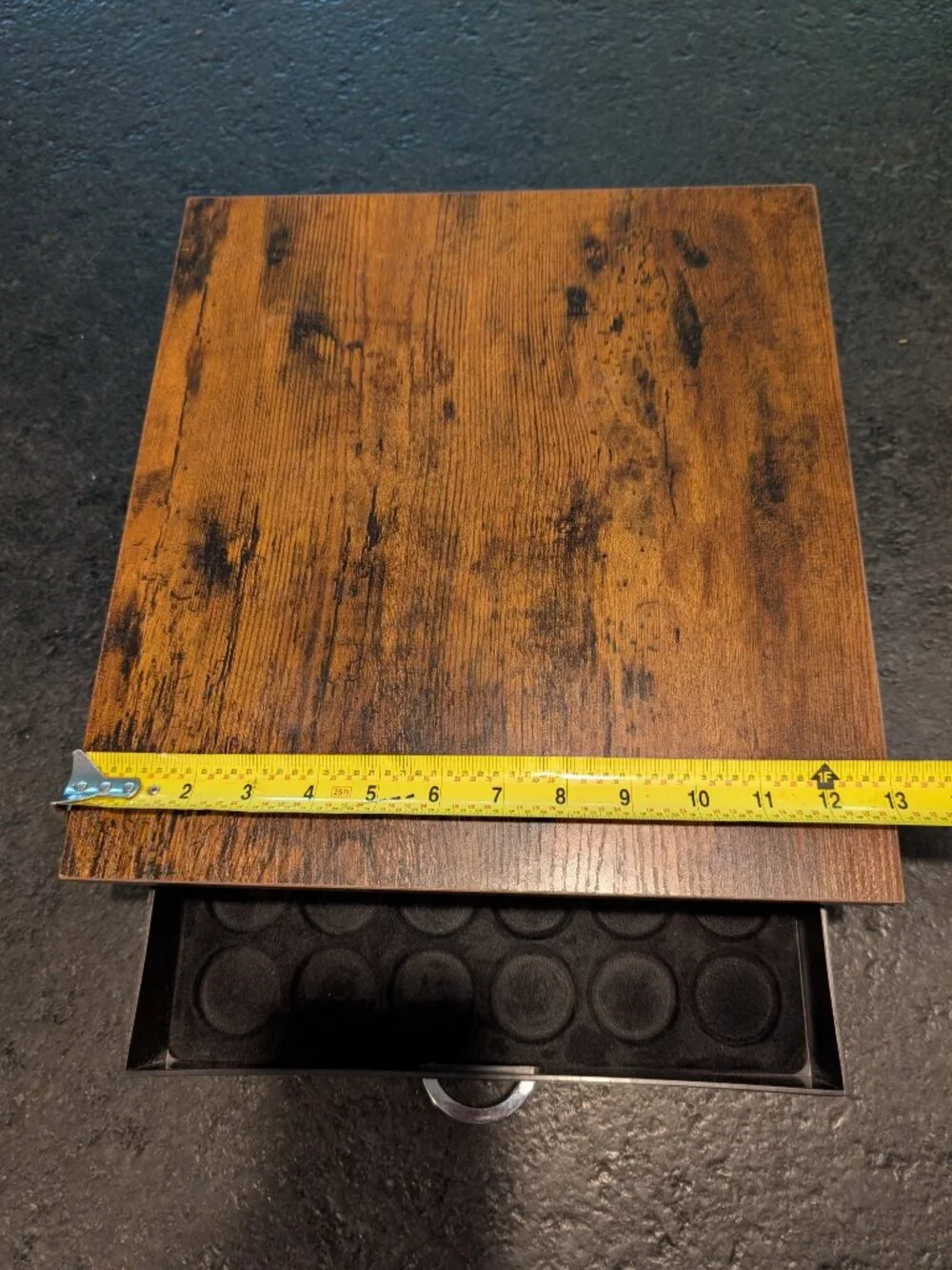 Deco Brothers Wooden Coffee Pod Drawer Compatible with 42 Nespresso Pods